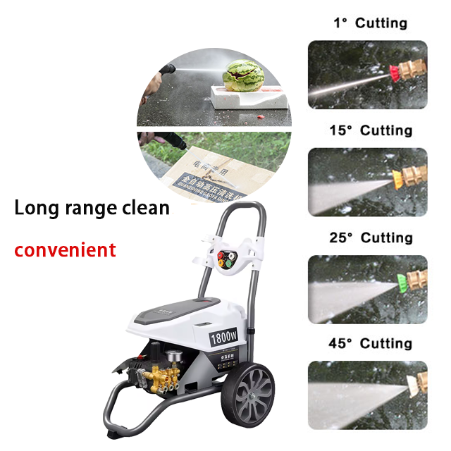 Commercial Industrial 3 KW Car Washer High Pressure 17Mpa Water Cleaning Machine Water Jet Foam Gun Car Washer
