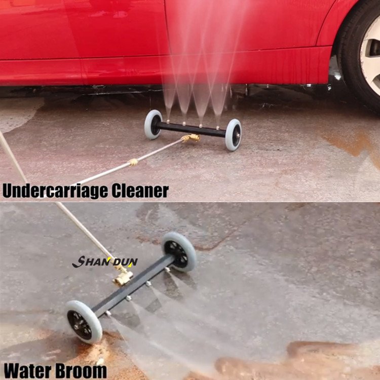 Pressure Washer 4000psi Car Undercarriage Cleaner 16inch Power Surface Cleaner Attachments Water Broom with 3 Wands