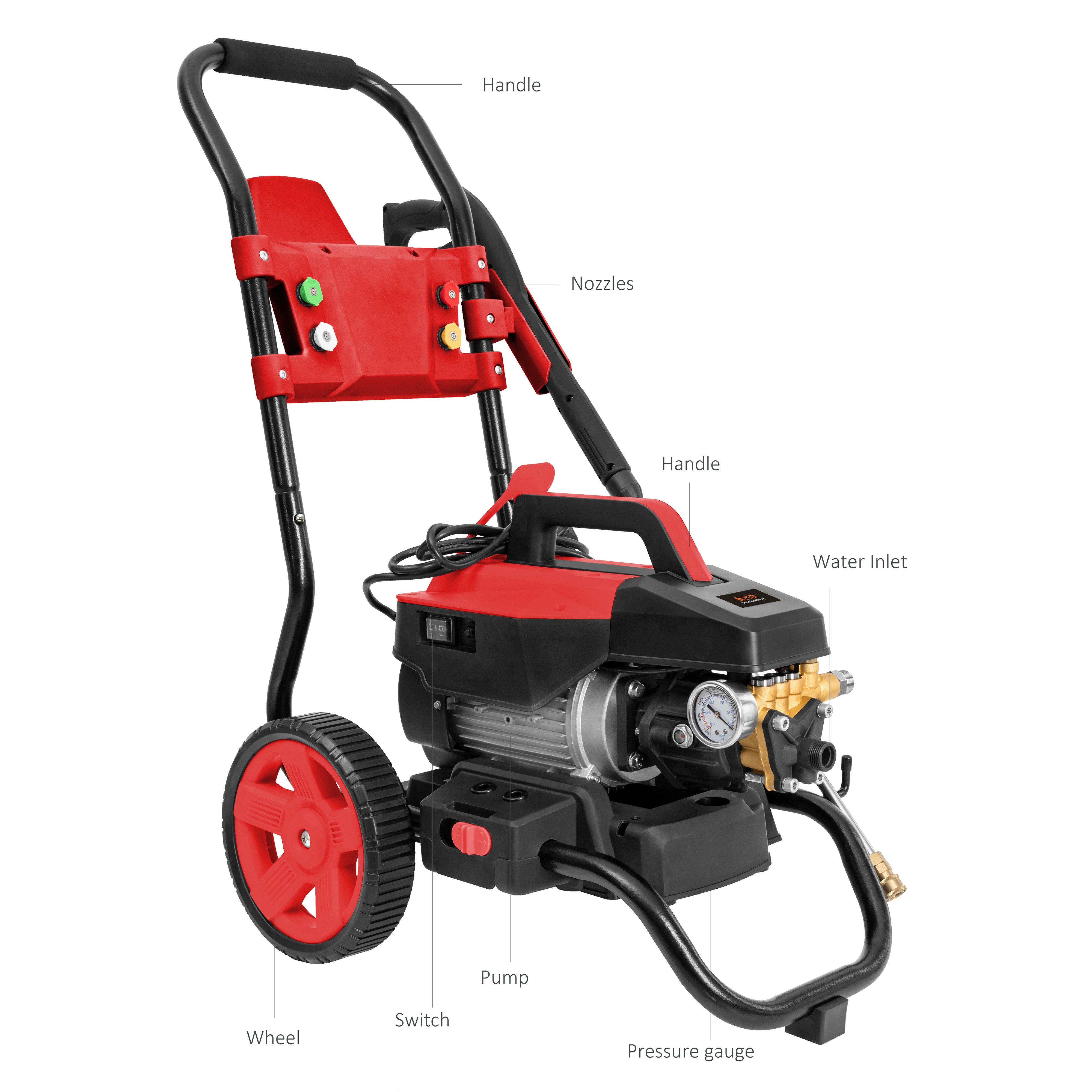 power jet 4000 washer machine bar kitchen automatic washer turbo nozzle car high pressure washer