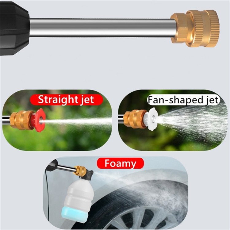 Pure Copper Motor Water Spray Gun Super Quick Cleaning Car Wash Machine Automatic High Pressure Small Car Washer for outdoor