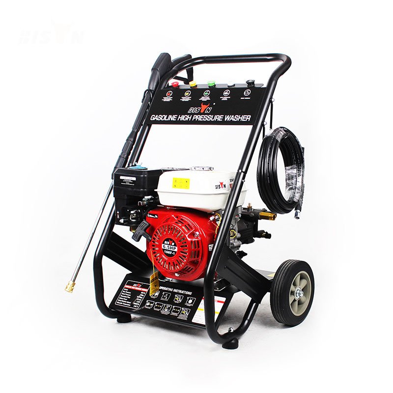 Hand Propelled Commercial Gasoline Car Washing Machine High Pressure Car Washer