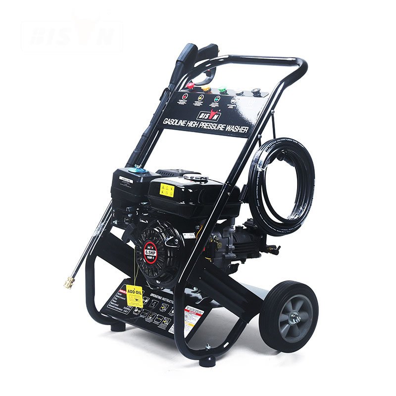 Hand Propelled Commercial Gasoline Car Washing Machine High Pressure Car Washer