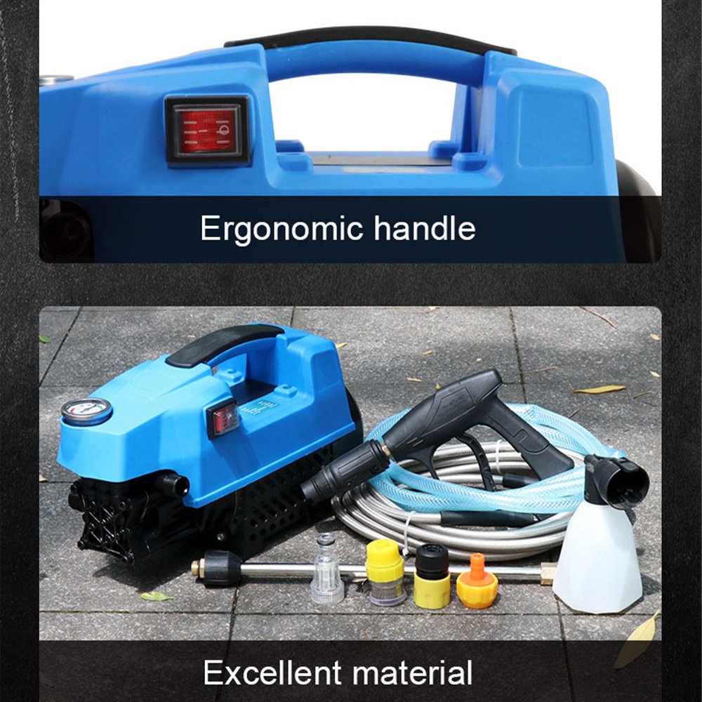 BC053006 2000w Automatic Car Washer Car Cleaning High Pressure Washing Machine Water Gun Copper Motor Portable Cleaning Washer