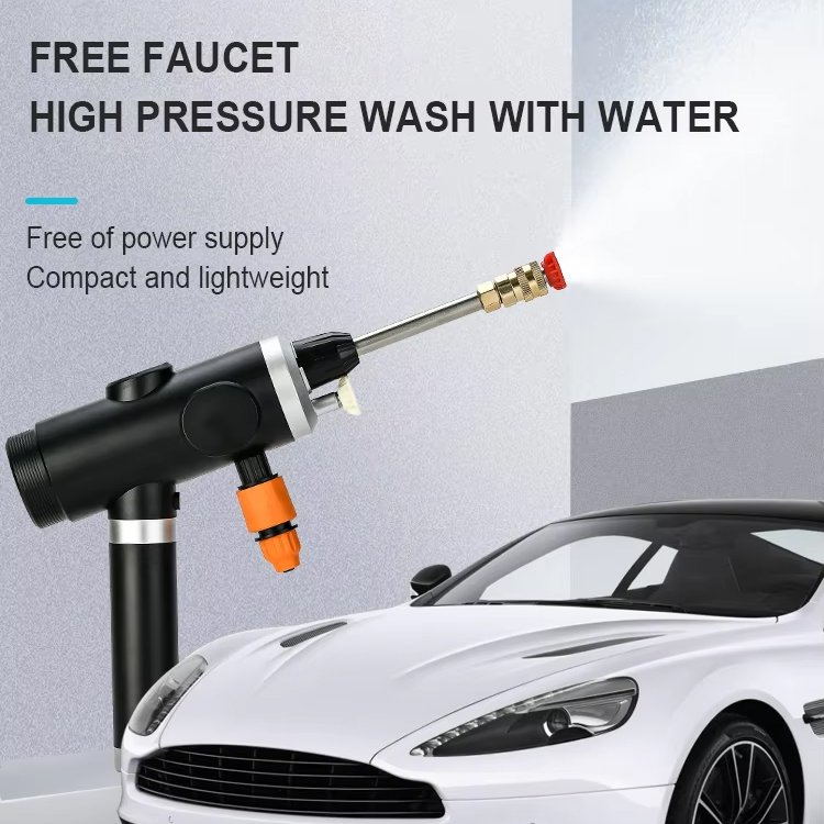 Portable Lithium Battery Snow Foam Gun Car Wash 24V High Pressure Water Gun cordless Car pressure Washer