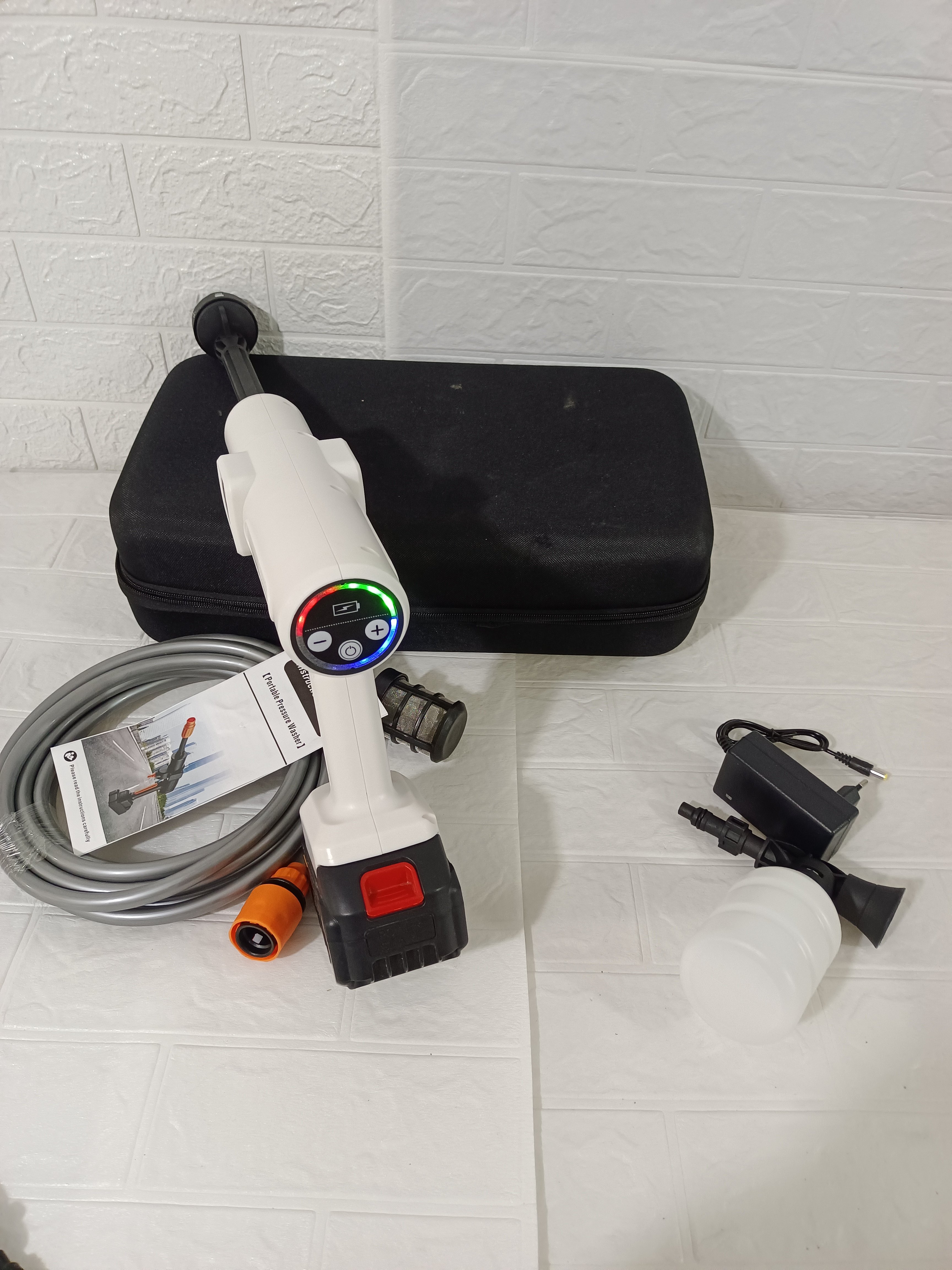 Brushless Car Washing Machine Water Spray Gun Car Wash Wireless Lithium Battery Portable High Pressure Car Washer