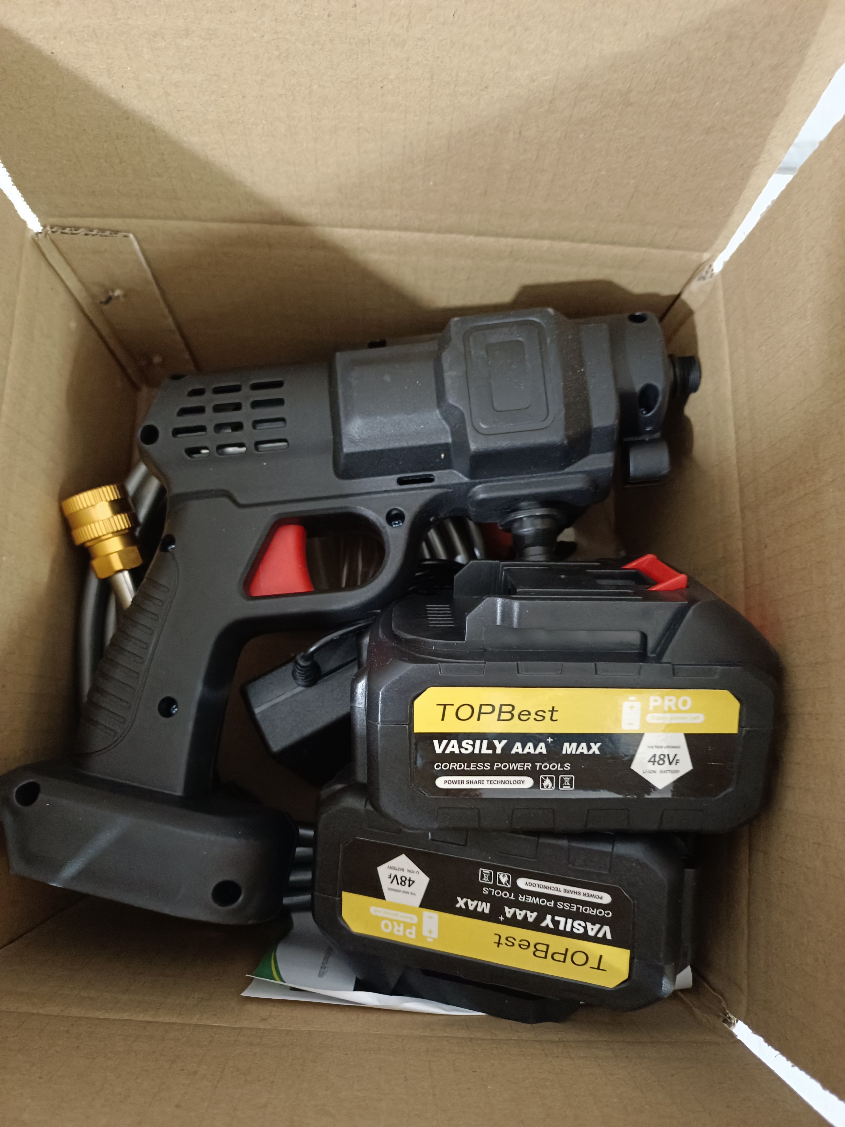 Brushless Car Washing Machine Water Spray Gun Car Wash Wireless Lithium Battery Portable High Pressure Car Washer