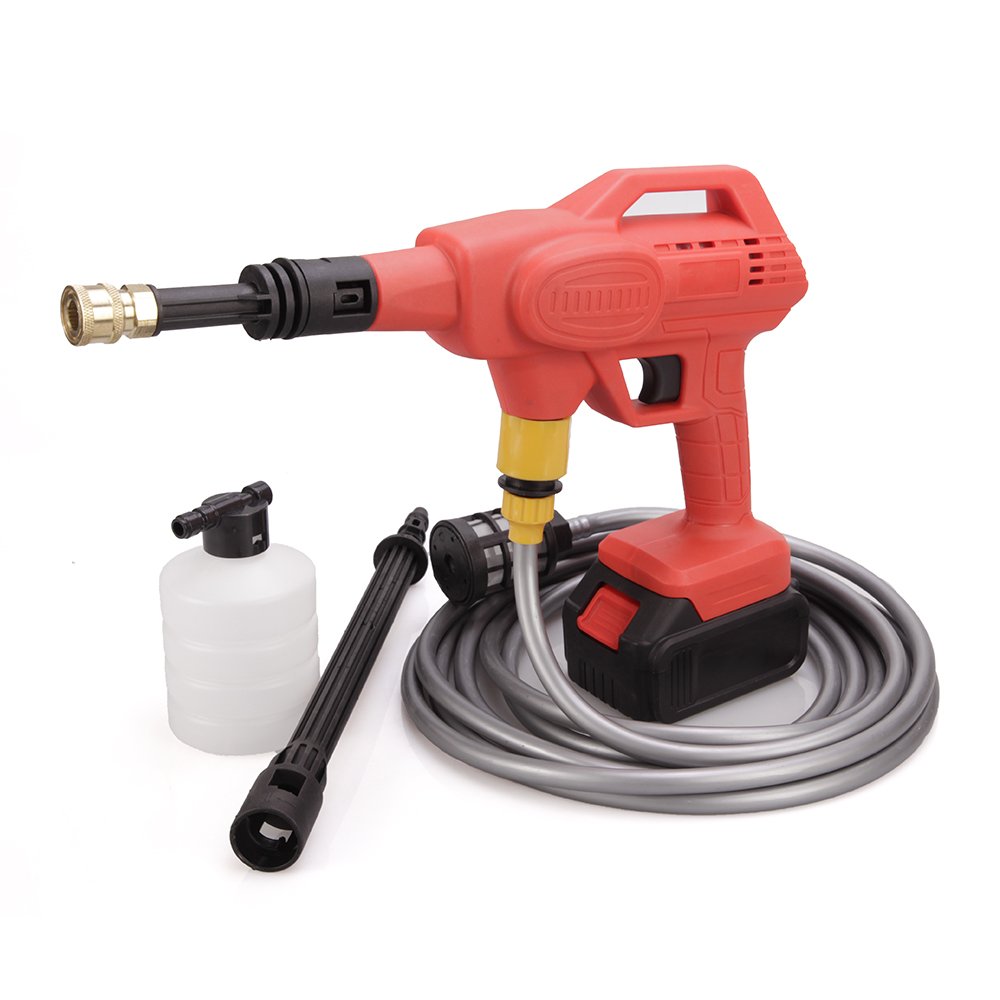 High Pressure Lithium Battery Car Wash Machine Pressure Washer Wash Sprayer Gun Cordless Car Washer