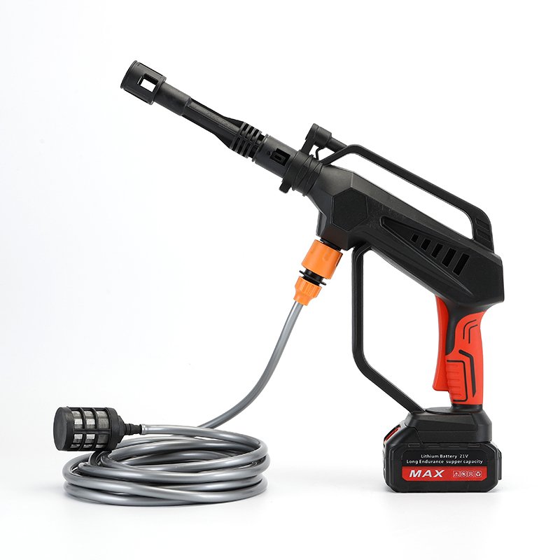 Portable Rechargeable Car Wash Cleaning Products Electric Car Washer with High Pressure Gun New Condition Motor Core Components