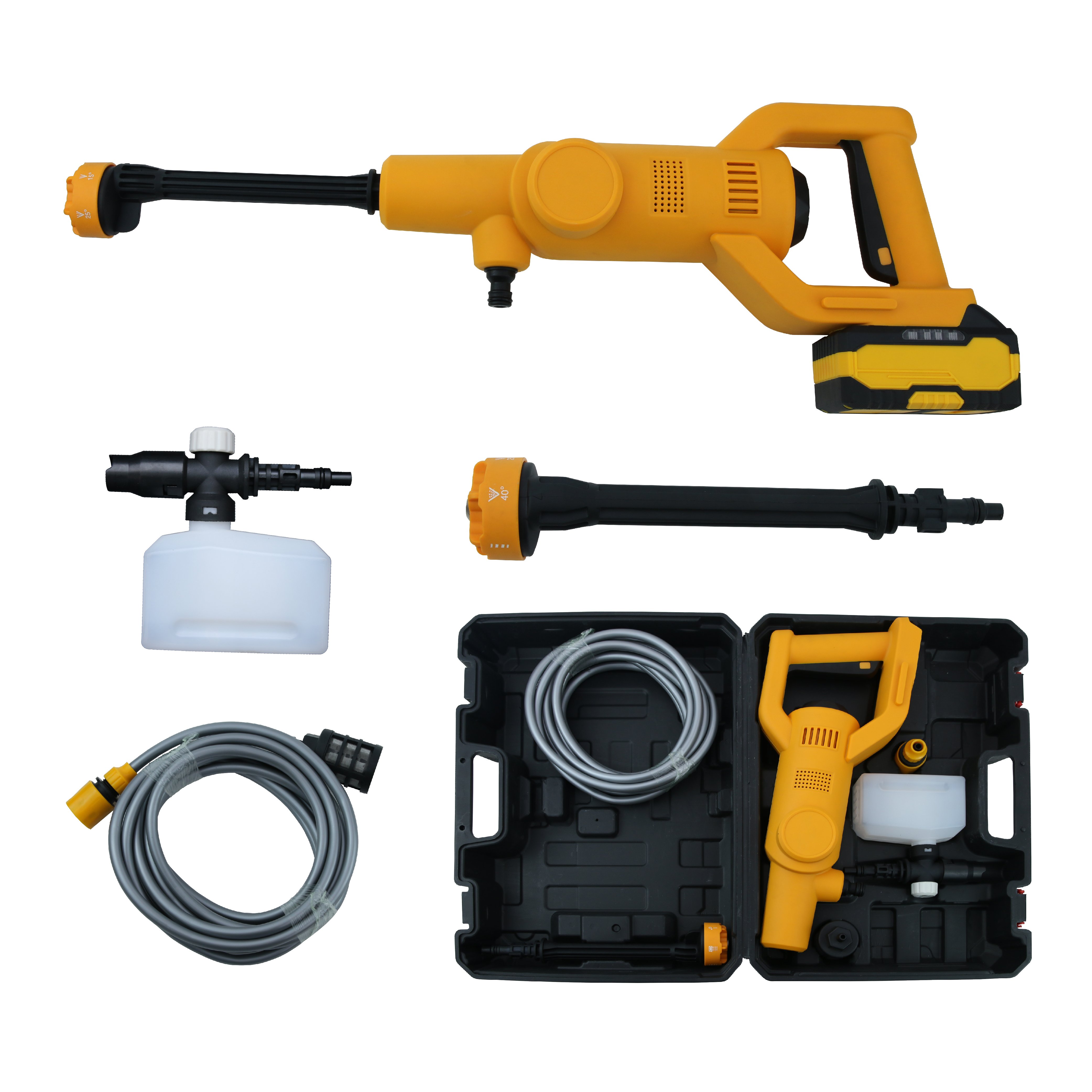 Cordless Car Washer Water Gun 24v Lithium Battery Car Wash portable Gun Electric Cordless Pressure Washer Car