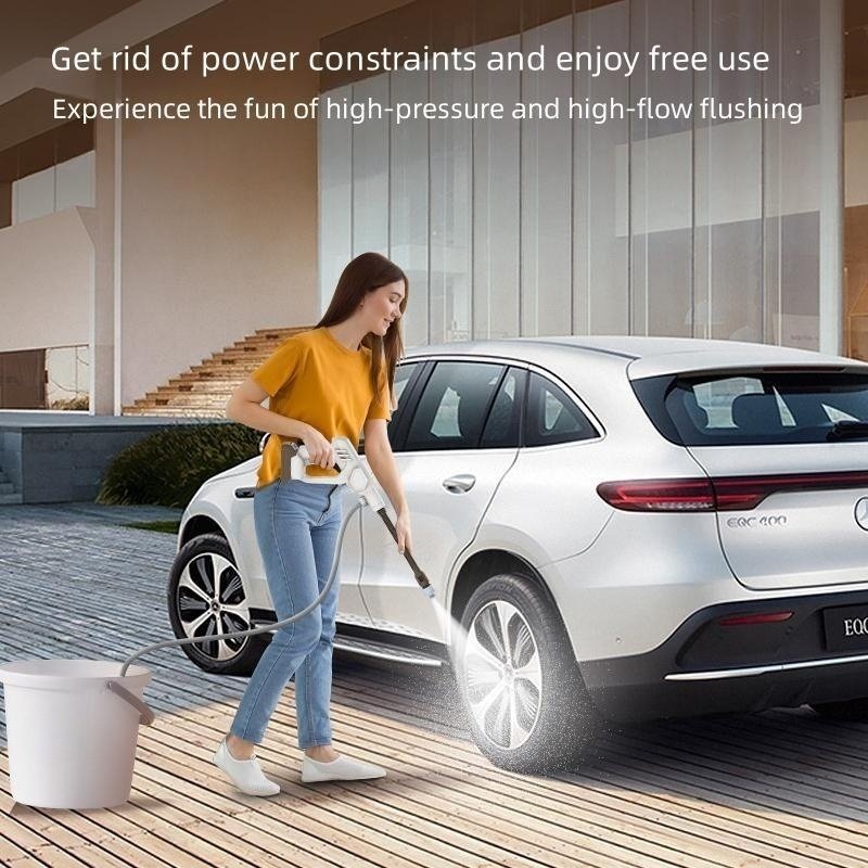 rechargeable portable car wash machine washing machine for cars wireless pressure car wash spray gun