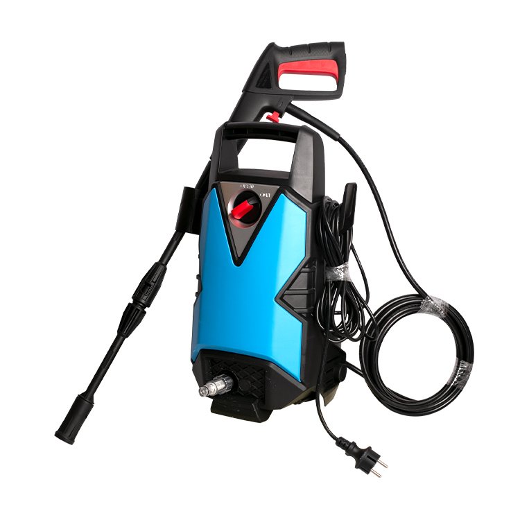 FIXTEC 100bar Carbon Brush Motor Car Pressure Washer 1400W Portable Car Washer High-Pressure Machine