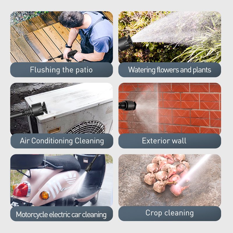 Attractive Price Car Wash Equipment ABS High Pressure Car Washer 18.5V Cordless Pressure Washers