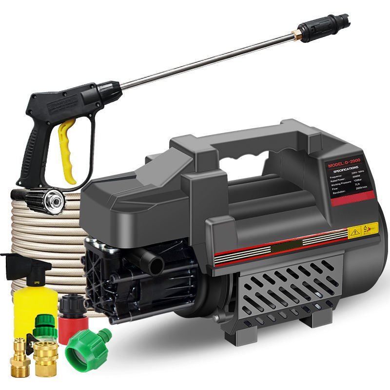 Hot product 1800W high pressure wash machine price self wash car wash machine with foaming bottle pressure pump car washer