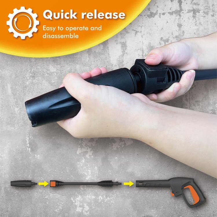 220V 1600W Brushless Portable High Pressure Car Washer