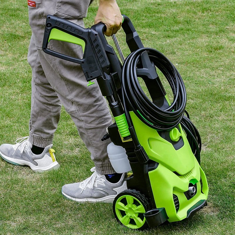 Altertool Electric Pressure Washer 3000PSI High Pressure Portable Car Washer With 4 Nozzles&Foam Cannon For Home Car