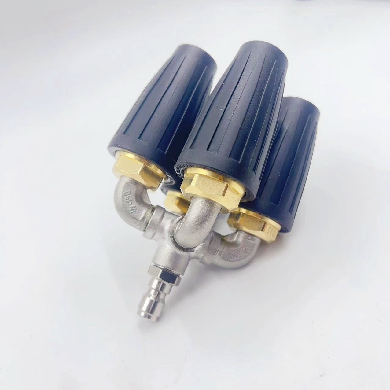 4pcs Turbo Nozzle 1/4" Quick Connect Plug 4000 PSI Pressure Washer accessory Rotating jetter nozzle for Cleaning
