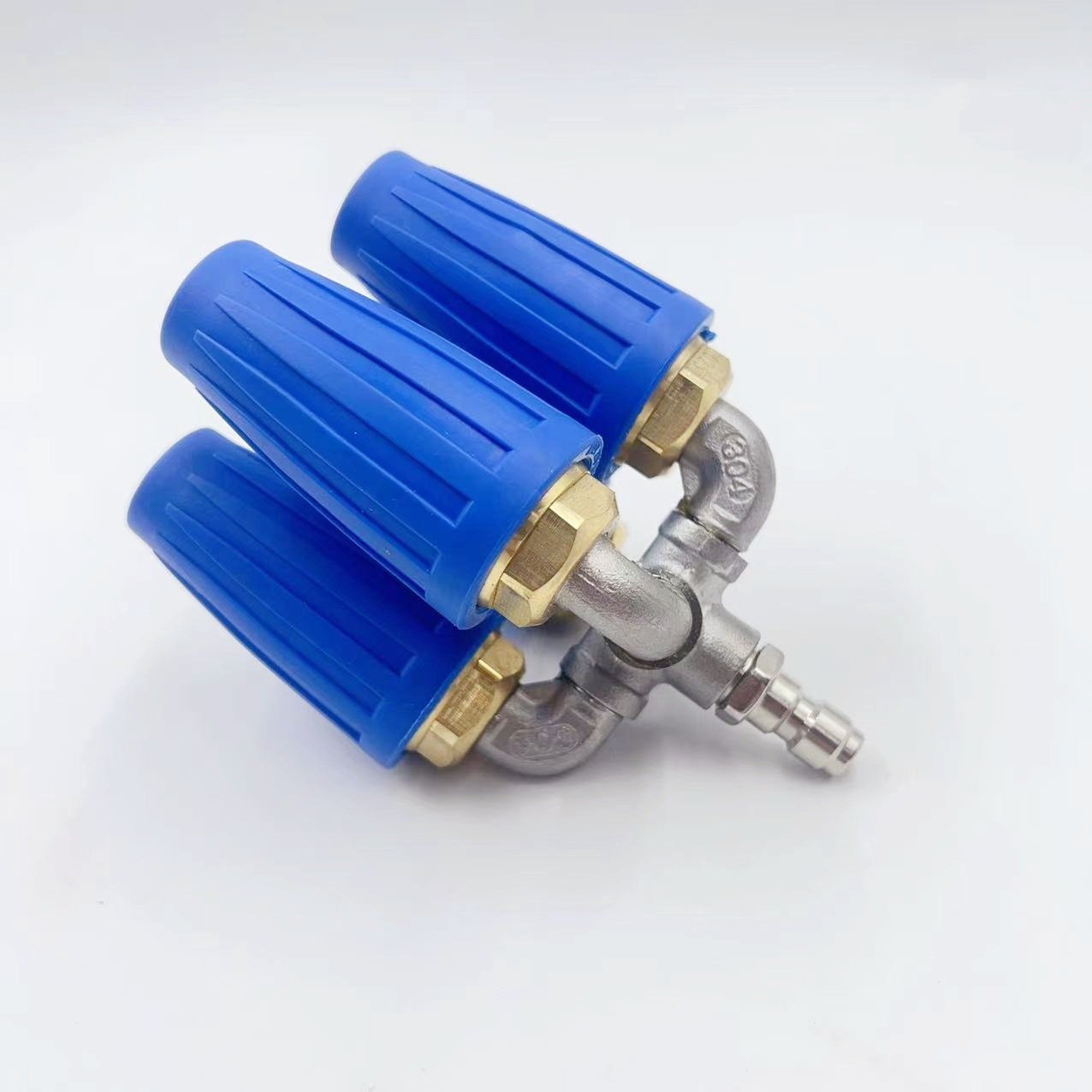 4pcs Turbo Nozzle 1/4" Quick Connect Plug 4000 PSI Pressure Washer accessory Rotating jetter nozzle for Cleaning