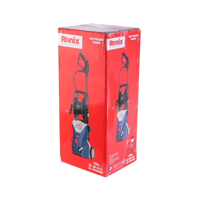 RONIX RP-U141 Professional High-performance 1650W Universal Motor 140Bar High Pressure Car Washer