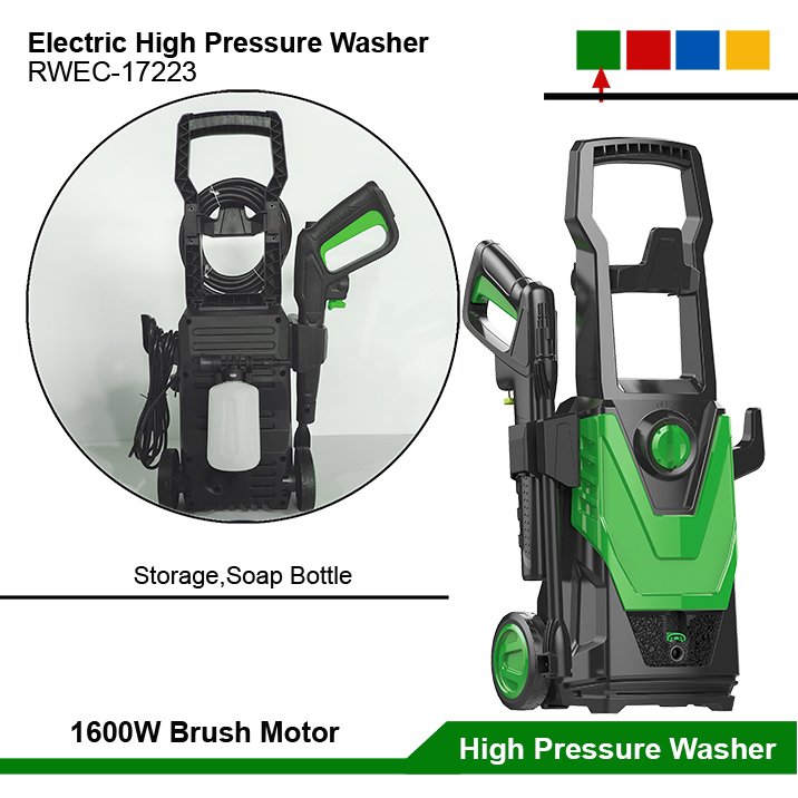 1600W Electric Power High Pressure Washer Pump Home Car Cleaner Cold Water Jet Car Washer Machine Portable Pressure Cleaners