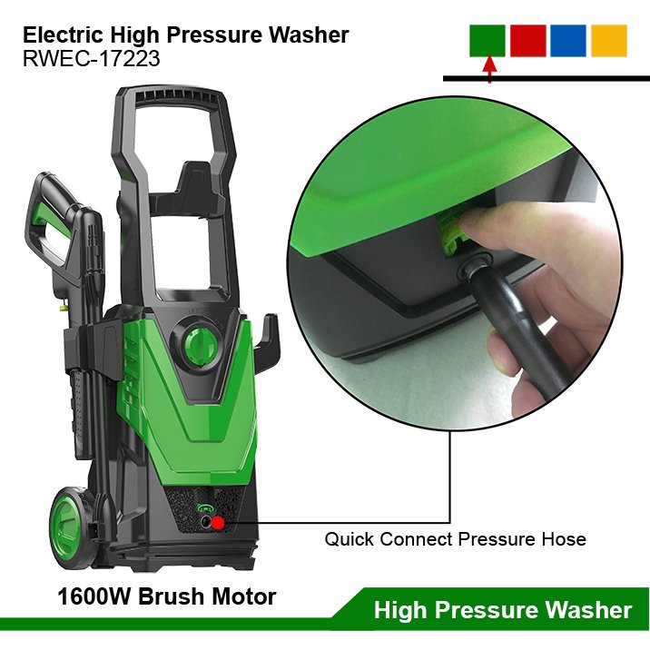 1600W Electric Power High Pressure Washer Pump Home Car Cleaner Cold Water Jet Car Washer Machine Portable Pressure Cleaners