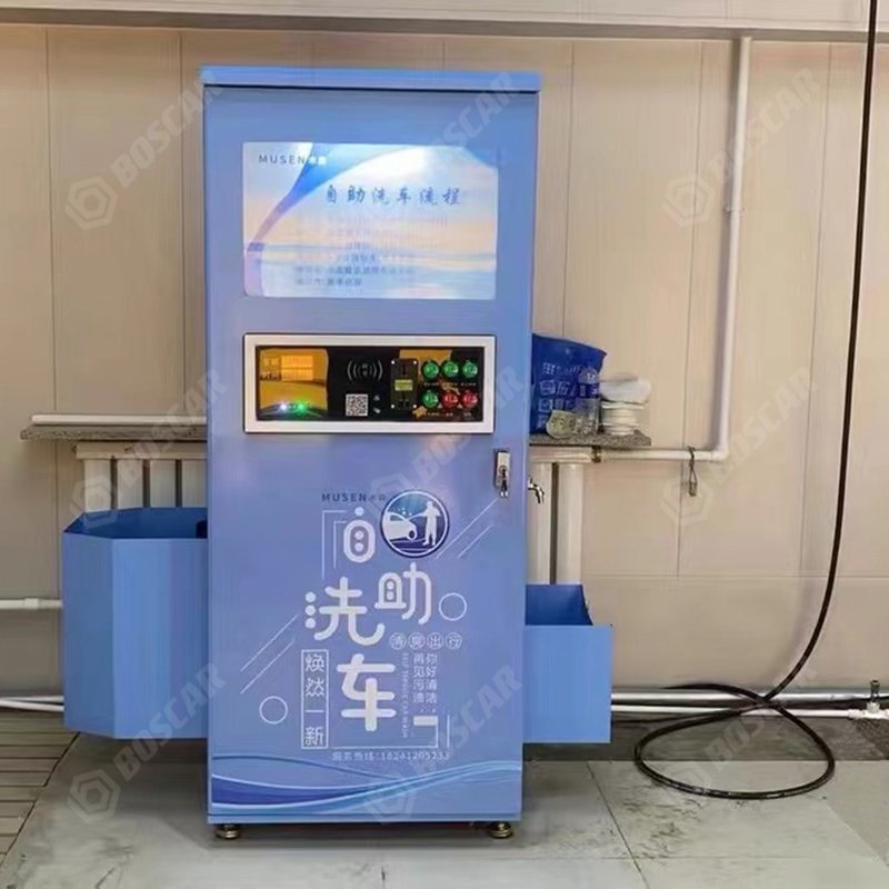 Self service washer coin cash/card/scan code payment 24h Intelligent high-pressure commercial Car washing machine with CE