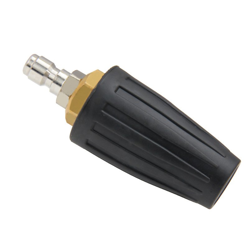 1/4 Inch Quick Connection Black 3000PSI 360 Degree High Pressure Rotating Turbo Nozzle