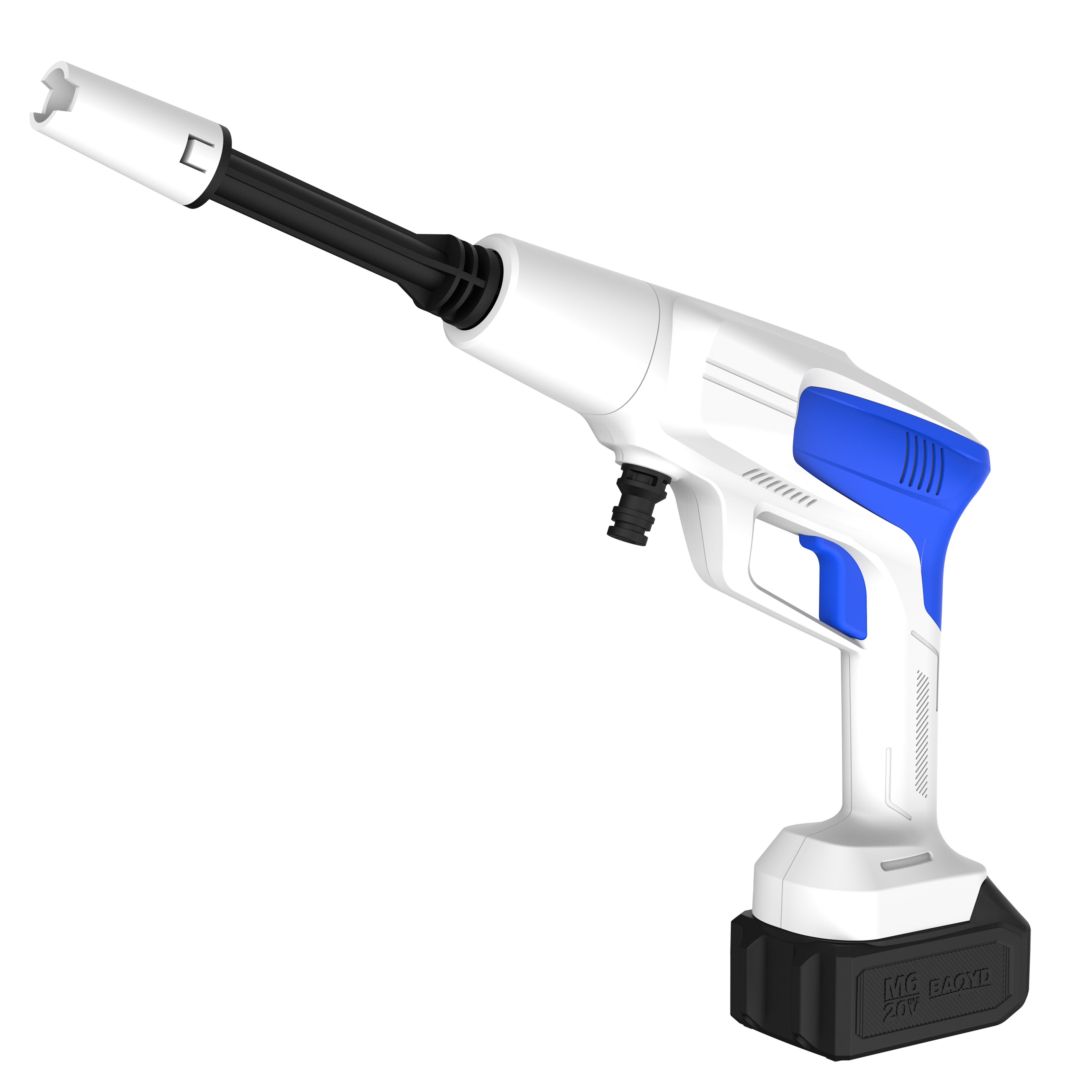 21V High Pressure Cordless Car Washer Wireless Spray Portable Water Gun Cleaning Machine for Irrigation with Lithium Battery