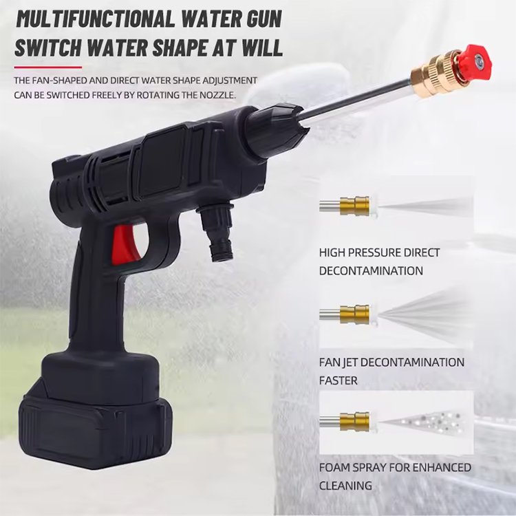 21v 48v high pressure washer touchless car wash hidrolavadora portable Plastic Car Washing Gun