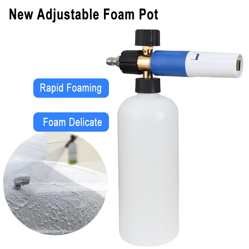 Lingzhen Car Washing Spray Foam Gun Plastic Bottle Snow Foam Cannon High Pressure Washer Snow Foam Lance