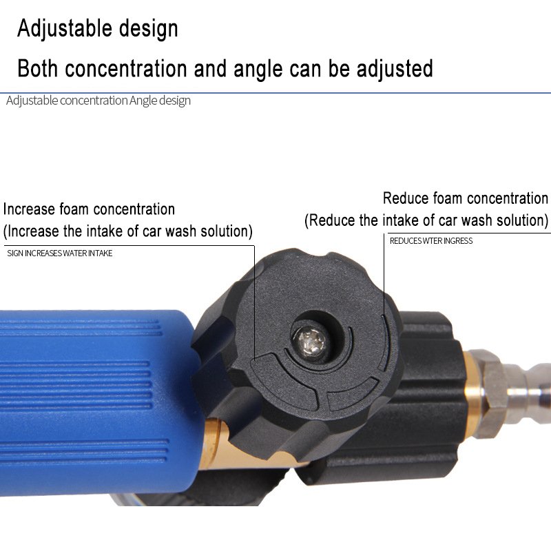 Lingzhen Car Washing Spray Foam Gun Plastic Bottle Snow Foam Cannon High Pressure Washer Snow Foam Lance
