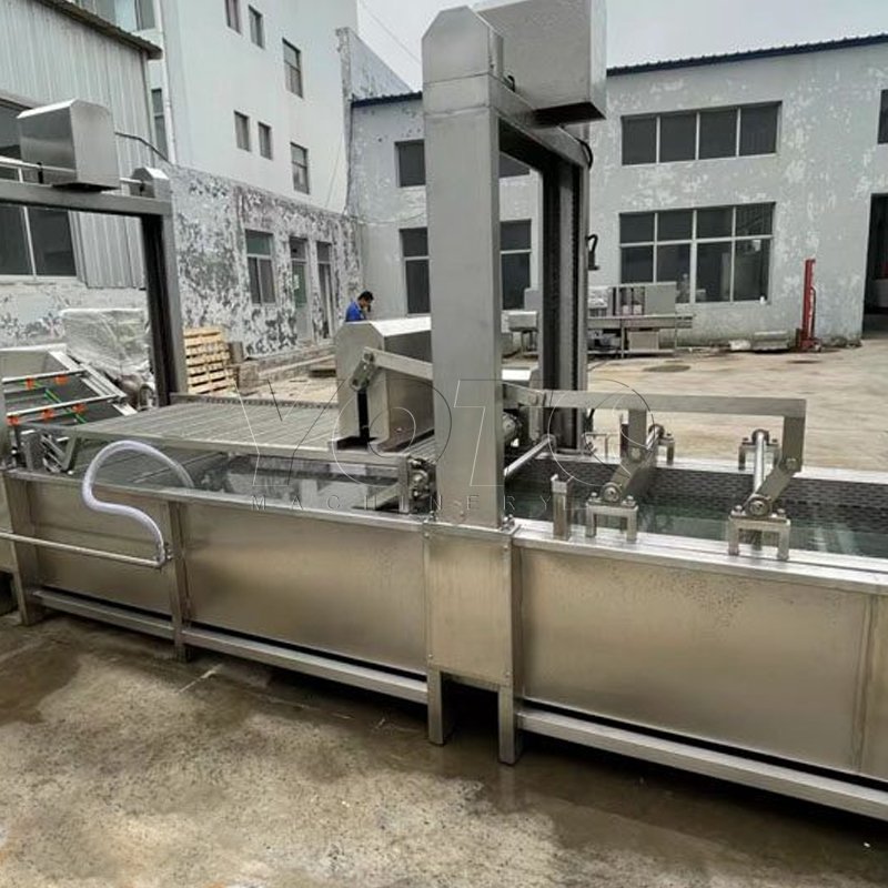 Automatic Stainless Steel Vegetable Fruit Washer 800KG/H Tomato Carrot Washing Machine Commercial Fruit and Vegetable Machine