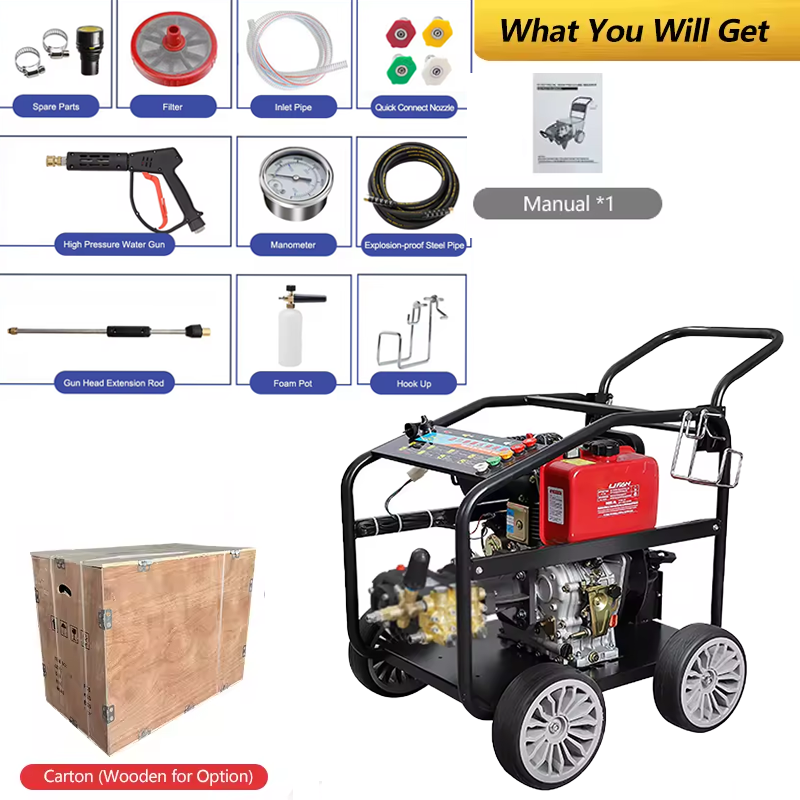 Idropulitrice Car Washer High Pressure Washer With Diesel Engine