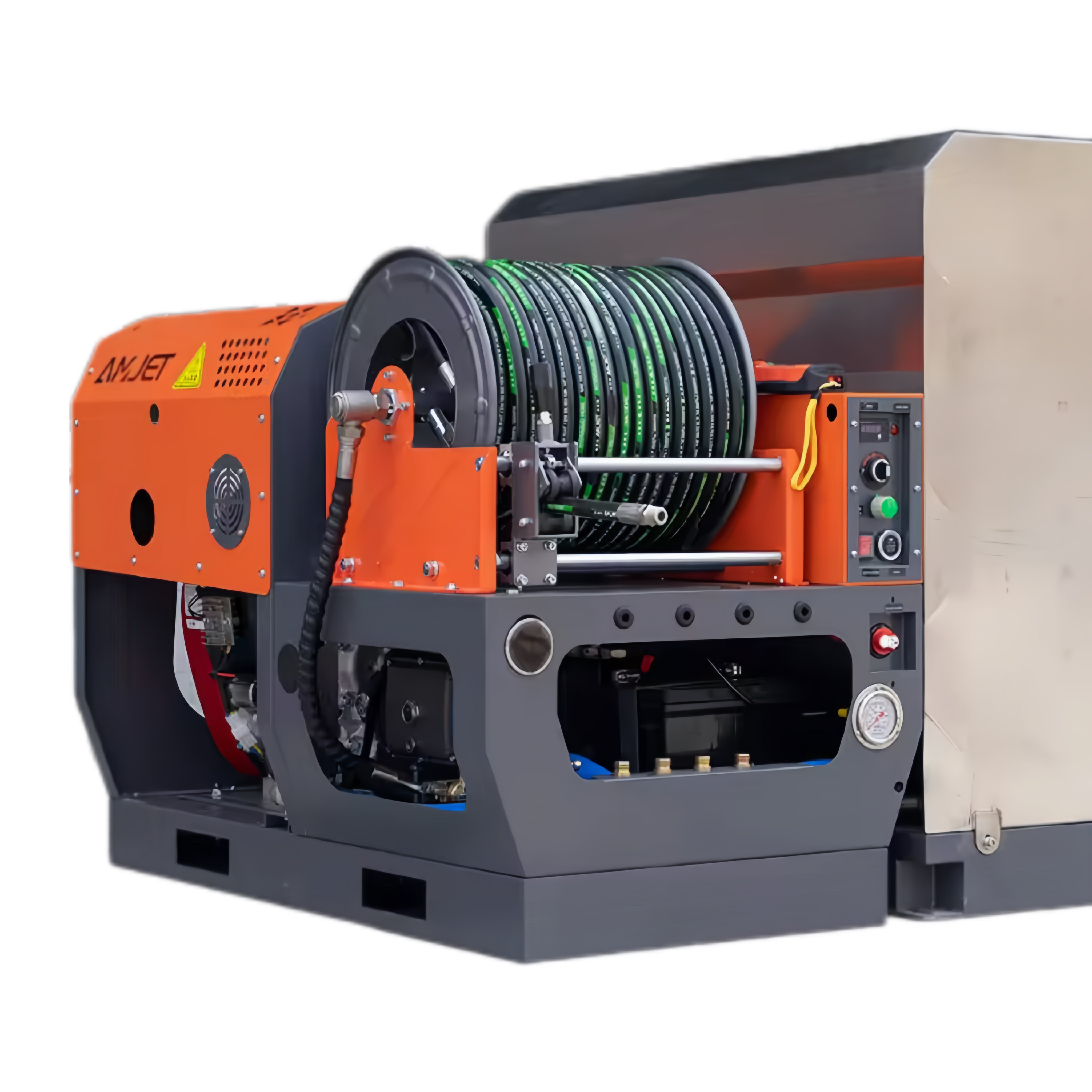 AMJET 200bar -65lpm high-pressure cleaning machine, high-pressure water jet cleaning machine for ships