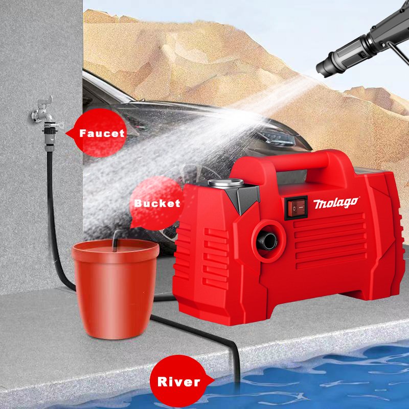 110/220v Small size portable car washing machinefor Car Bike Home Cleaning Garden Cleaning Floor Cleaner high pressurized washer