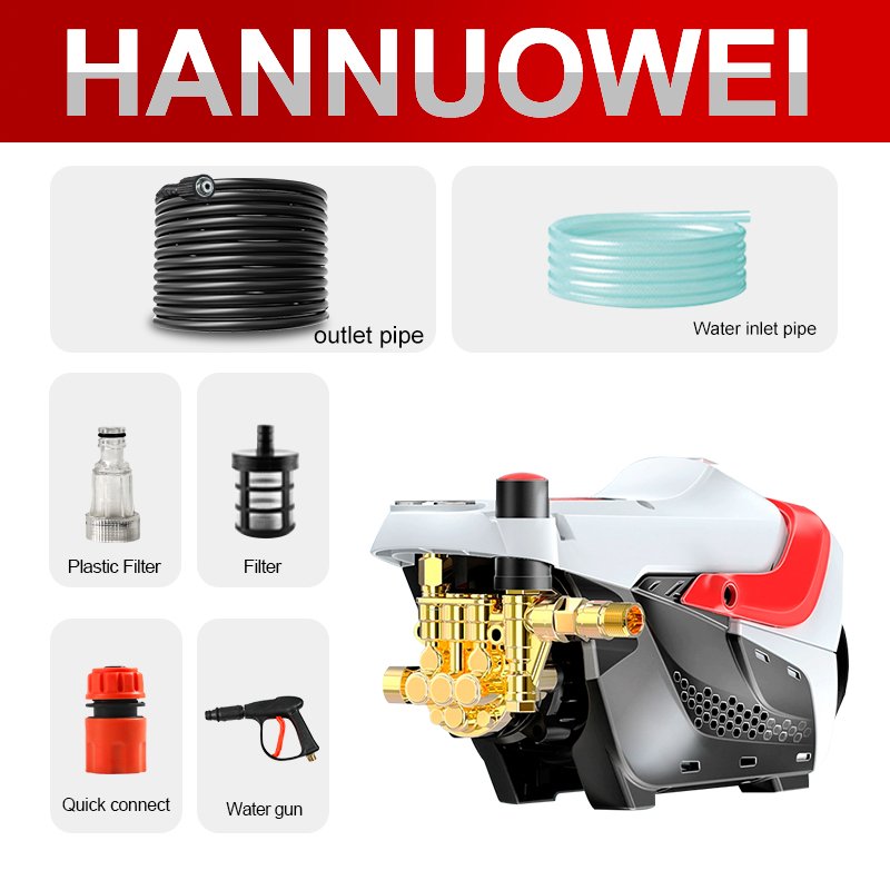 2200W 160bar high pressure car washer With adjustment portable machine portable pressure washer