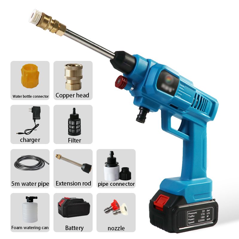 24V Easy to operate High power Cordless car wash machine automatic car washer portable car washer machine