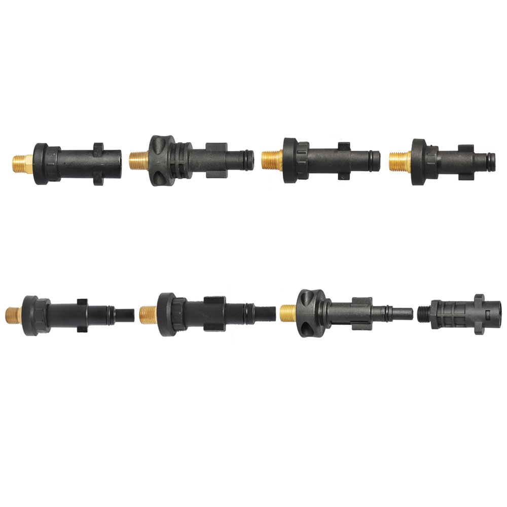 High Pressure Car Washer Snow Foam Lance Adapter Foam Cannon Foam Nozzle Adapter Soap Spray Gun Wand Connector 1/4"
