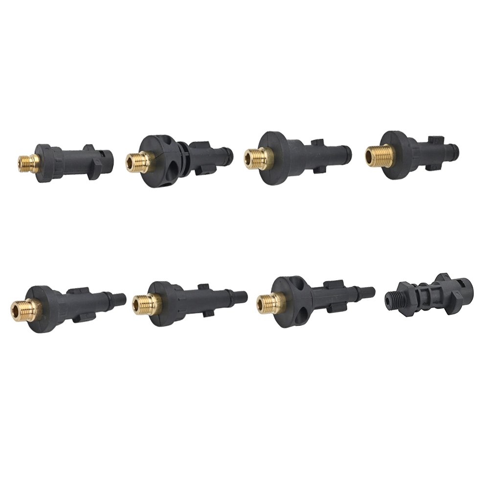 High Pressure Car Washer Snow Foam Lance Adapter Foam Cannon Foam Nozzle Adapter Soap Spray Gun Wand Connector 1/4"