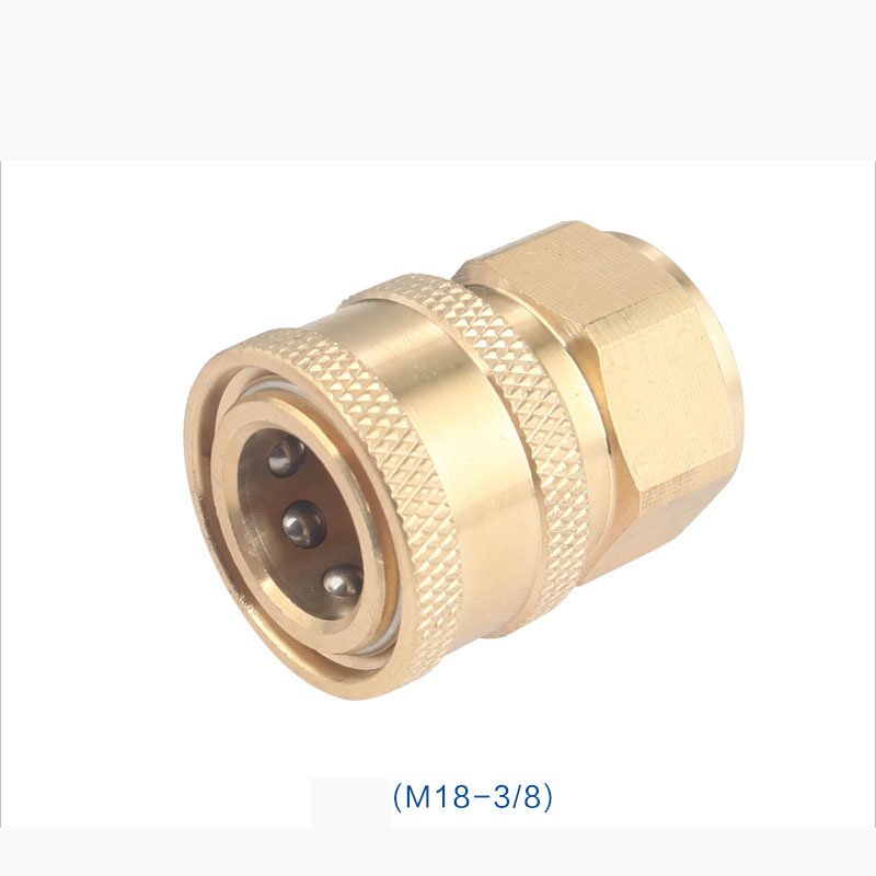 M18-3/8 quick connect fittings for pressure washer gun male to female coupler