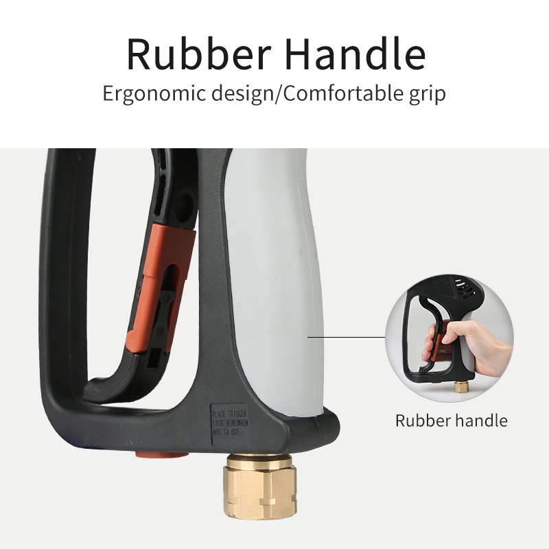 SPS 5000 PSI Heavy Duty 350 BAR High Pressure Washer Gun Car Wash Short Water Spray Gun For Car Care