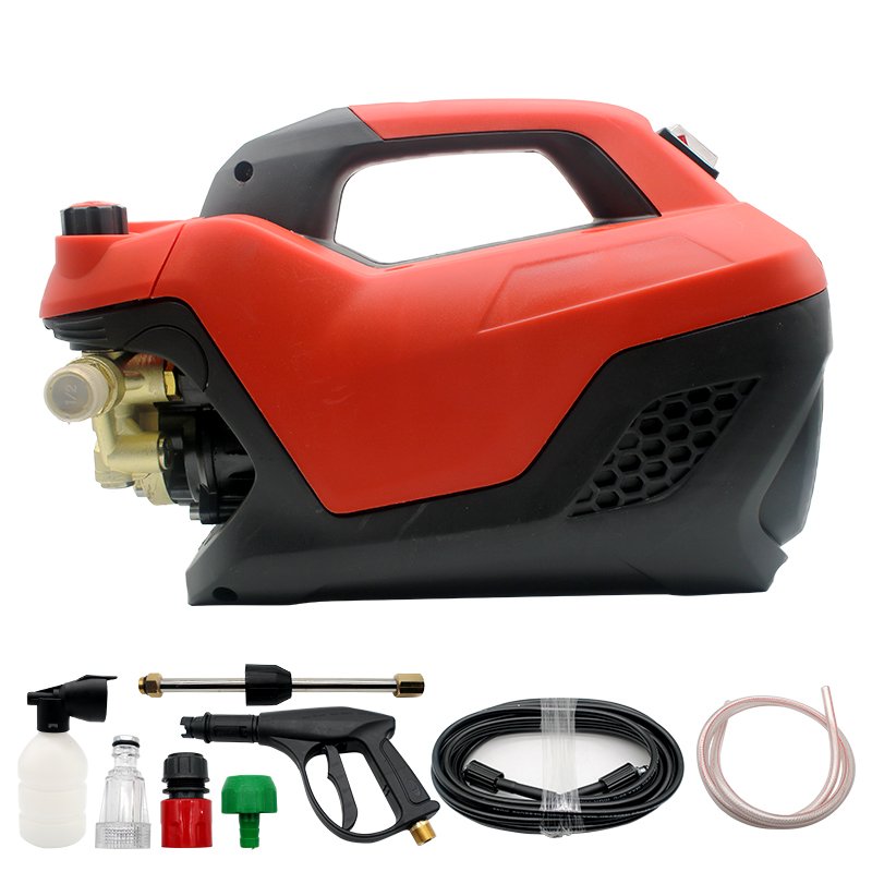 220V Adjustable High Pressure Car Washer Metal/Plastic/Steel/Copper Material Cleaning Gun Water Pipe Kit Model Number Washer Gun