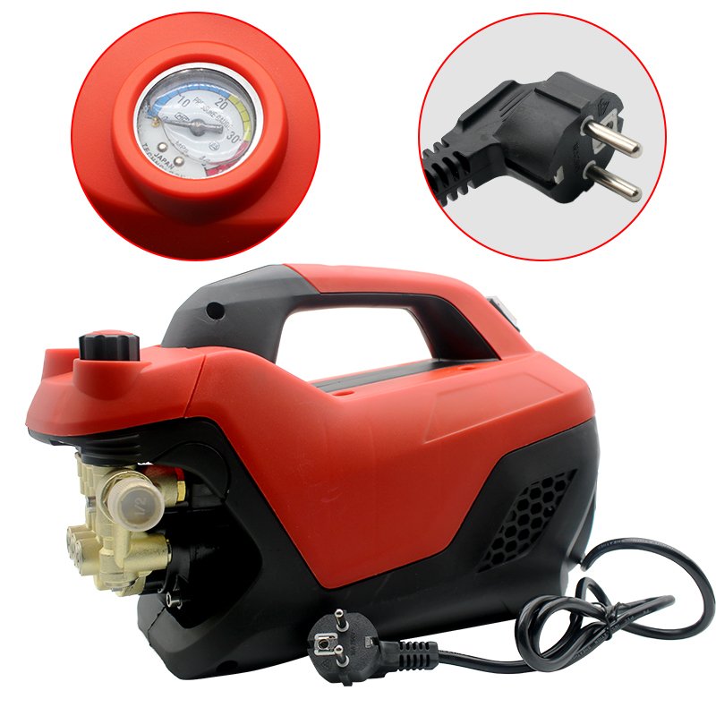 220V Adjustable High Pressure Car Washer Metal/Plastic/Steel/Copper Material Cleaning Gun Water Pipe Kit Model Number Washer Gun