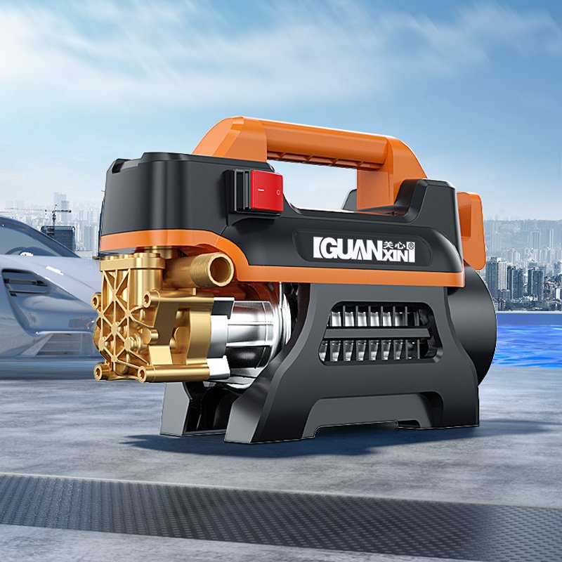1500w 120bar Home Self-priming Water Pump High Power Portable Cordless High Pressure car Washer
