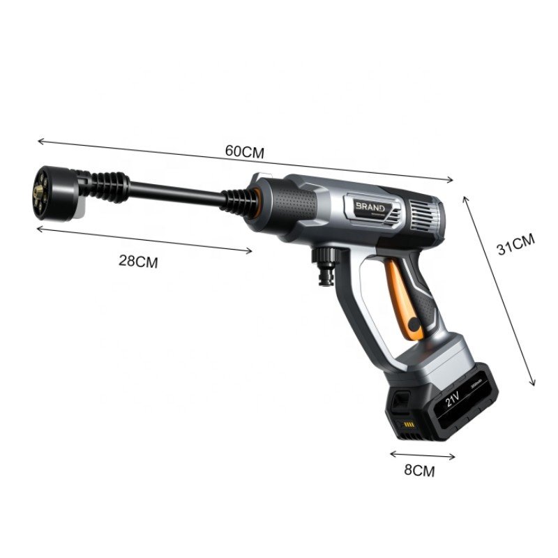 Wireless 48V Lithium Battery Car Washer machine Cleaner Water Pump Foam Gun 45bar High Pressure Portable Cordless Car Washer