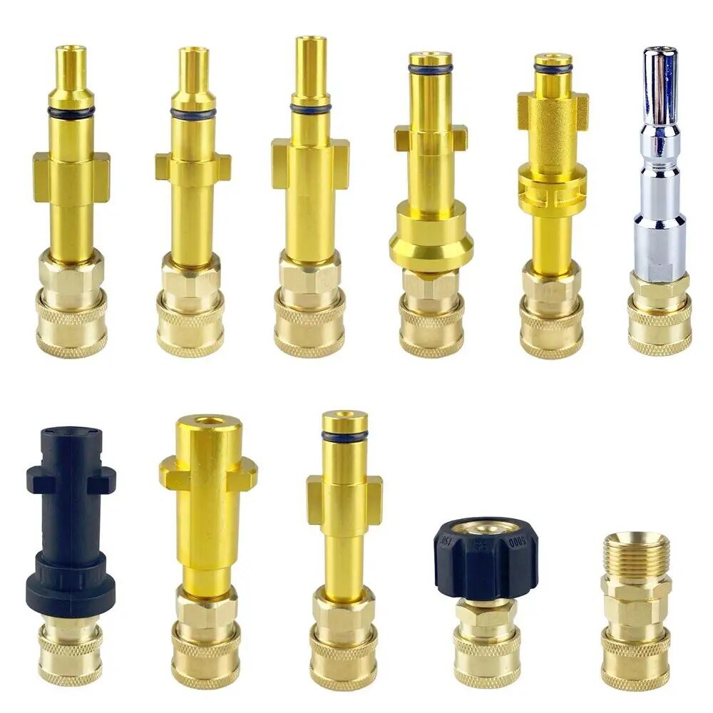 NBT Pressure Washer Adapters High Pressure Car Washer Connecter Sprayer Nozzle Male Female Connector