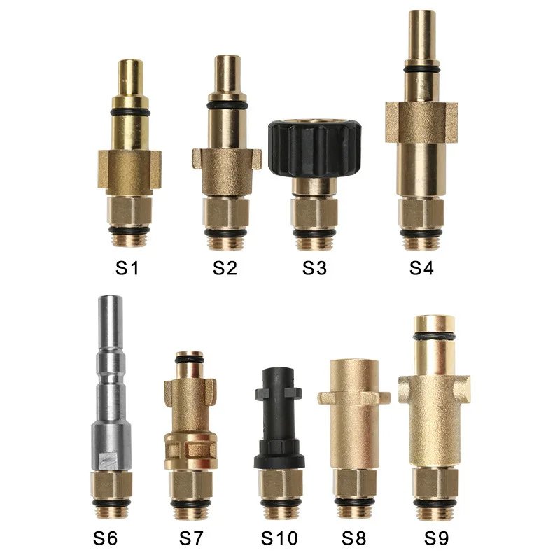 NBT Pressure Washer Adapters High Pressure Car Washer Connecter Sprayer Nozzle Male Female Connector