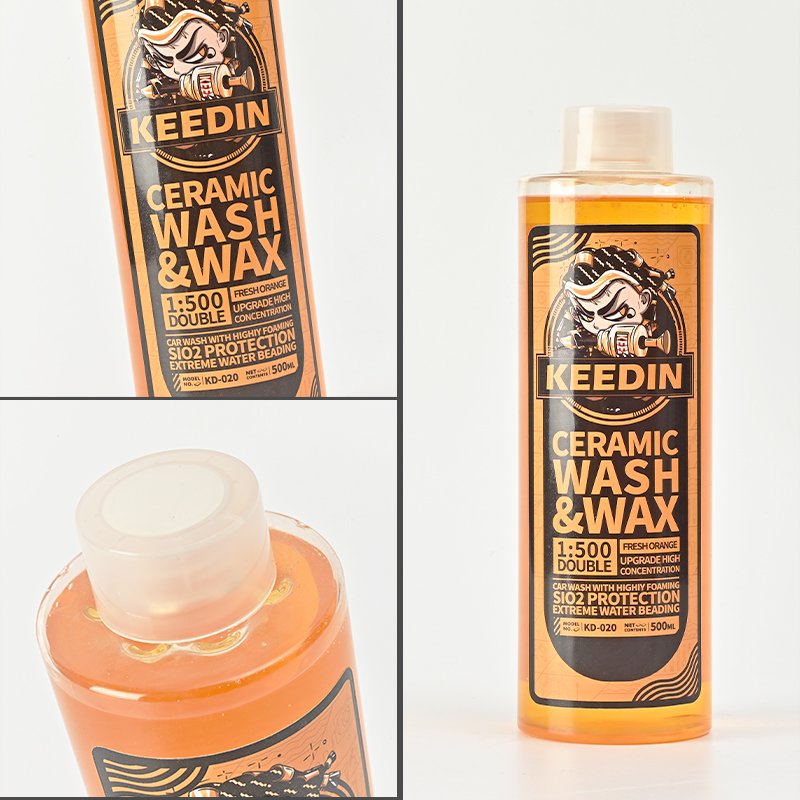 KD-020 1:500 Premium Car Wash Soap - Ultimate Foam Action for a Spotless Clean Powerful Car Wash Upgrade 500ML