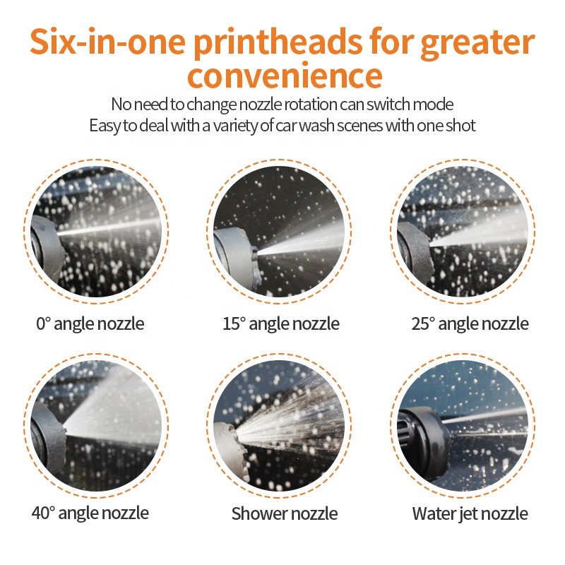 Brushless lithium battery water gun Portable Water High Pressure Washer Gun Lithium Battery High Speed Motor Car Washer