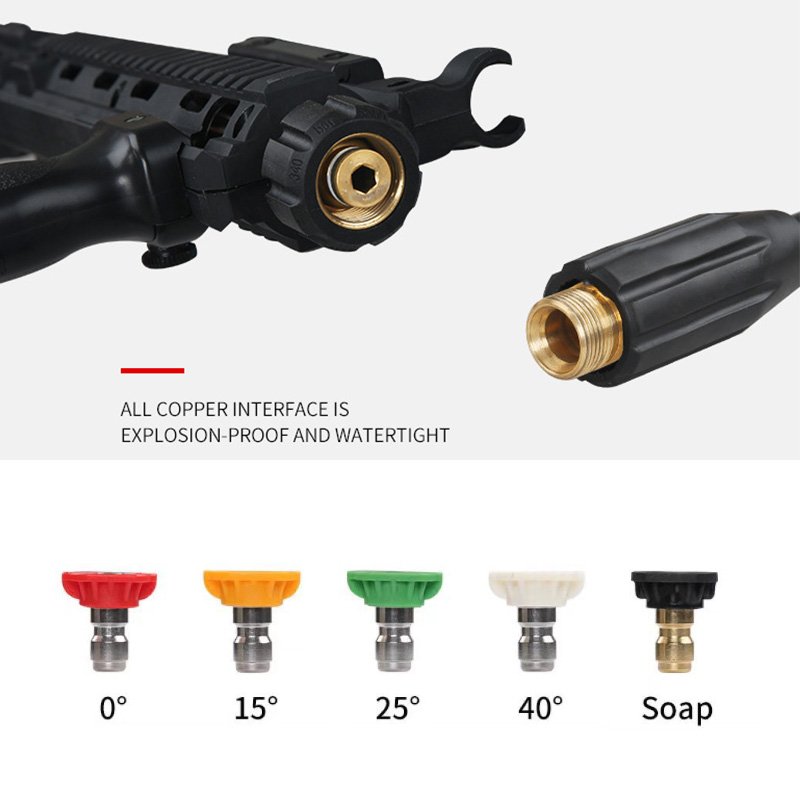 2024 New Pressure Water Gun Car Cleaning Tool High Pressure Washer Spray Gun For Car Wash