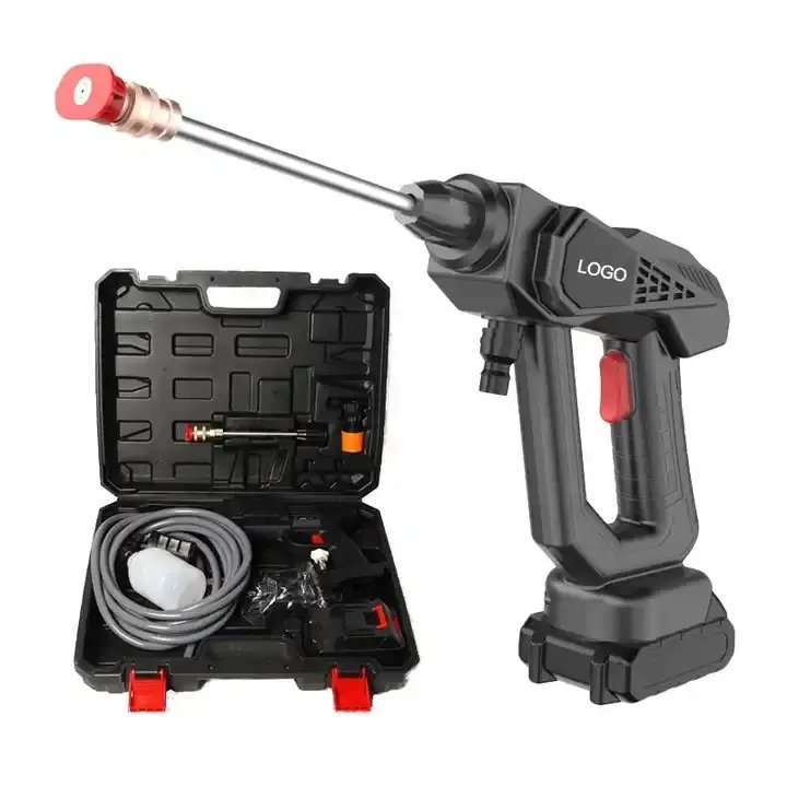 High quality Portable High Pressure Cordless Electric Car Washer Gun With Rechargeable Battery Power Car Wash spray gun